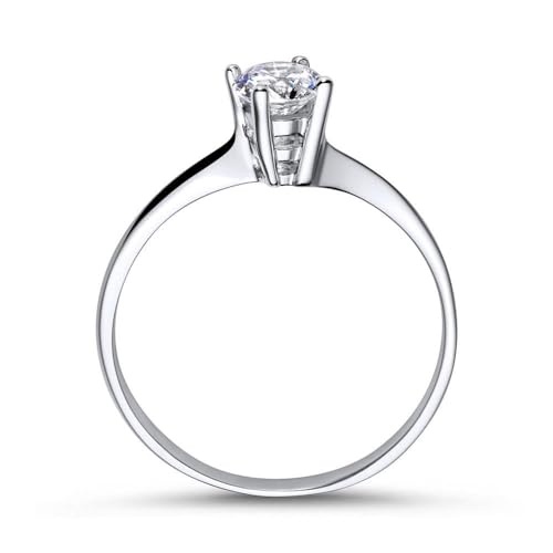 JEWLIX VR0013 Verlobungsring Silber Zirkonia Gr. 56