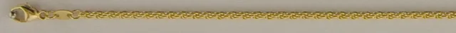 Eugen Rühle Kordelketten Kordelkette 2,6mm Gelbgold 585 45cm