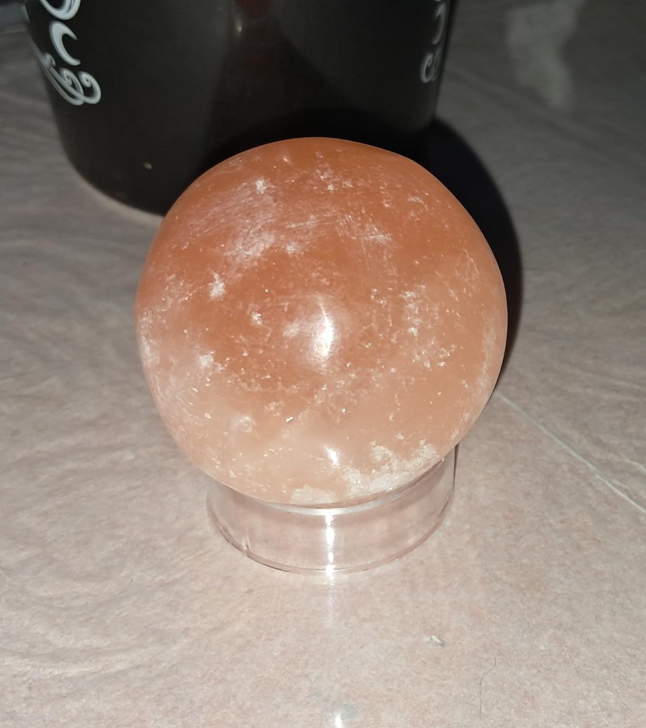 NKlaus Healing Crystals Selenit-Kugel 4cm Orange