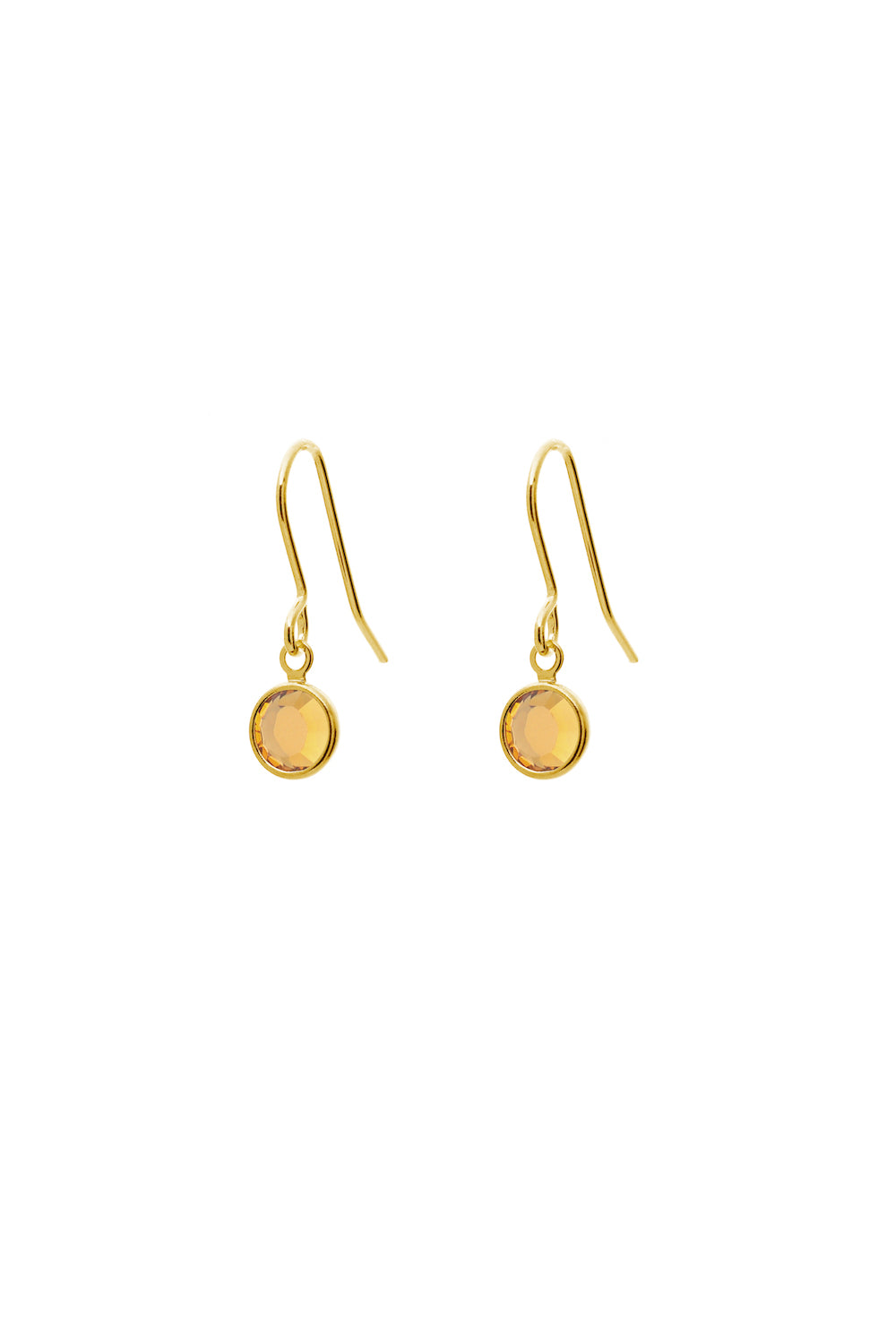 Joy by Corrine Smith November Ohrringe Gold Topas Tropfen