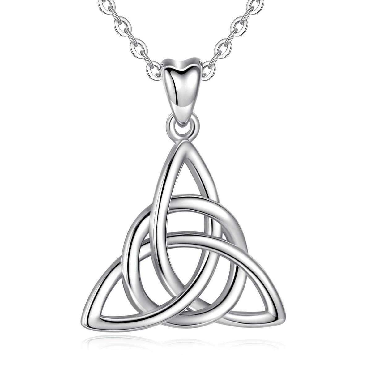 Eudora Harmony Bola Trinity Knoten Kette Silber 45,7cm