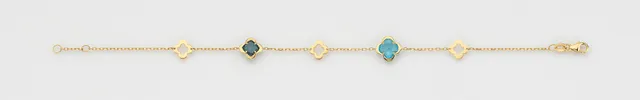 Eugen Rühle 37.4900 Armband London Blue Topas 19 cm 585 Gold