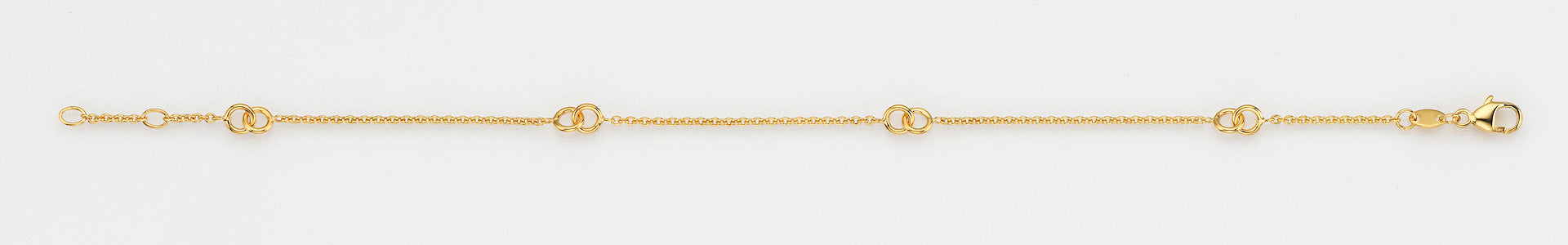 Eugen Rühle Armbänder 20.1453 Armband Gold Ankerkette 4x Öse