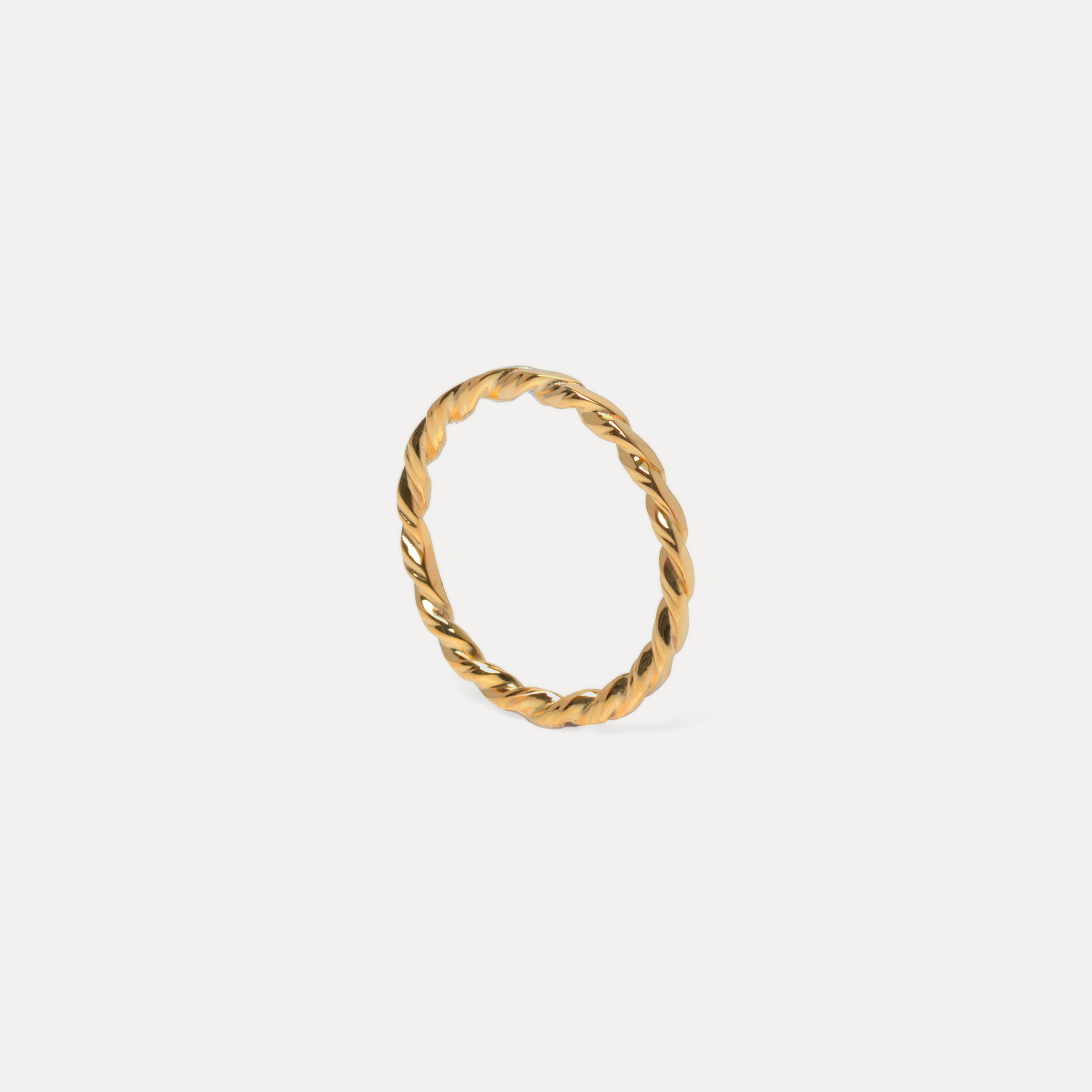 Stilnest Twisted Ring Gold Vermeil Größe 52