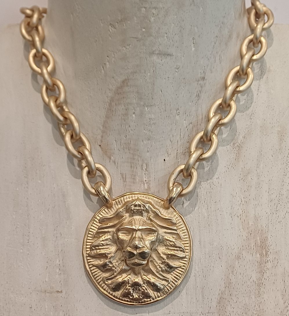 Alevá Bijoux Nata per Ruggire Halskette Gold 38 cm