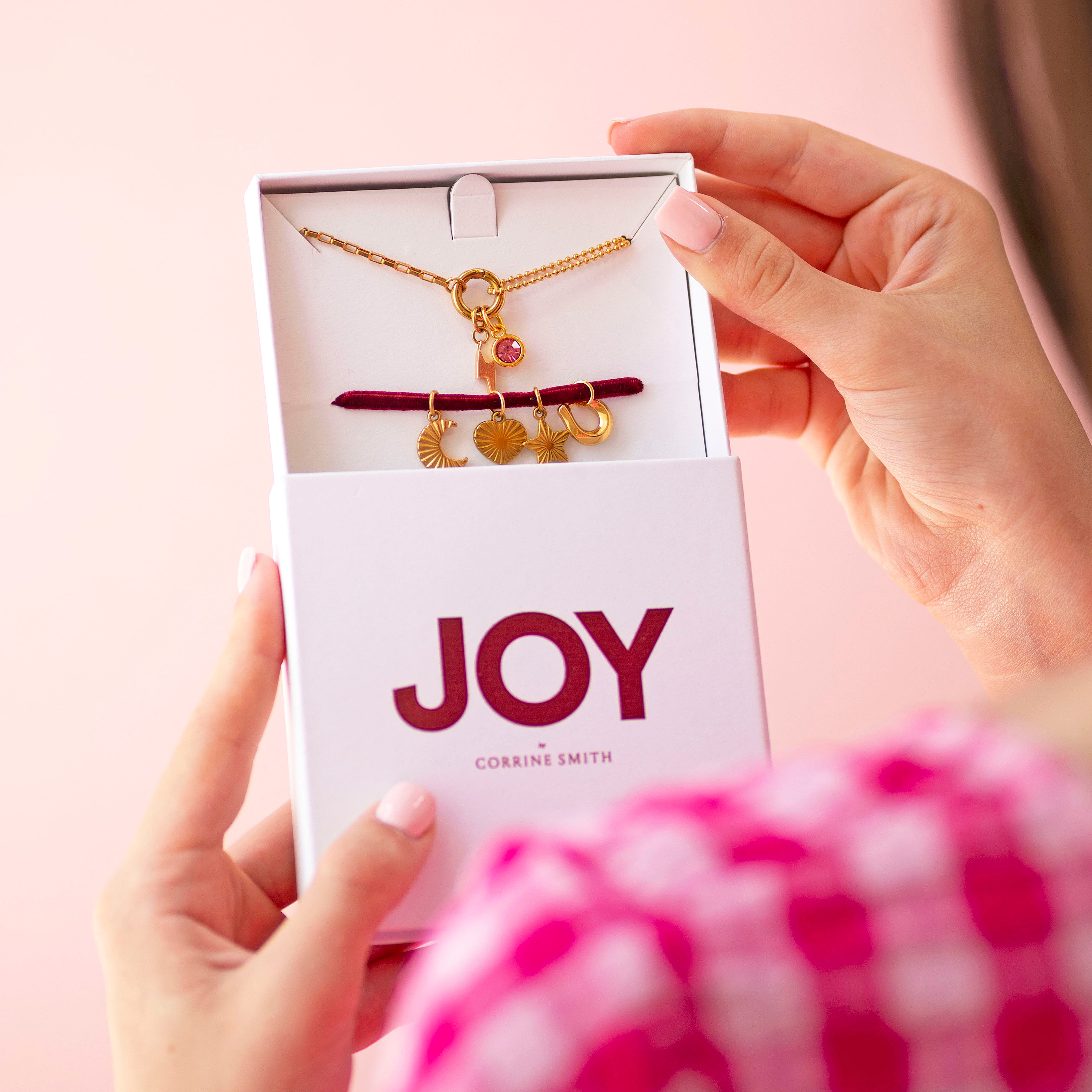 Joy by Corrine Smith Week of Charms Halskette Gold 7 Charms