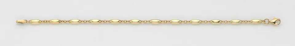 Eugen Rühle Fantasieketten 37.3632 Fantasiekette 3,4mm 585 Gelbgold