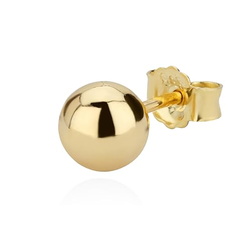 NKlaus Kugelohrstecker Gelbgold 585 einzeln 3 mm
