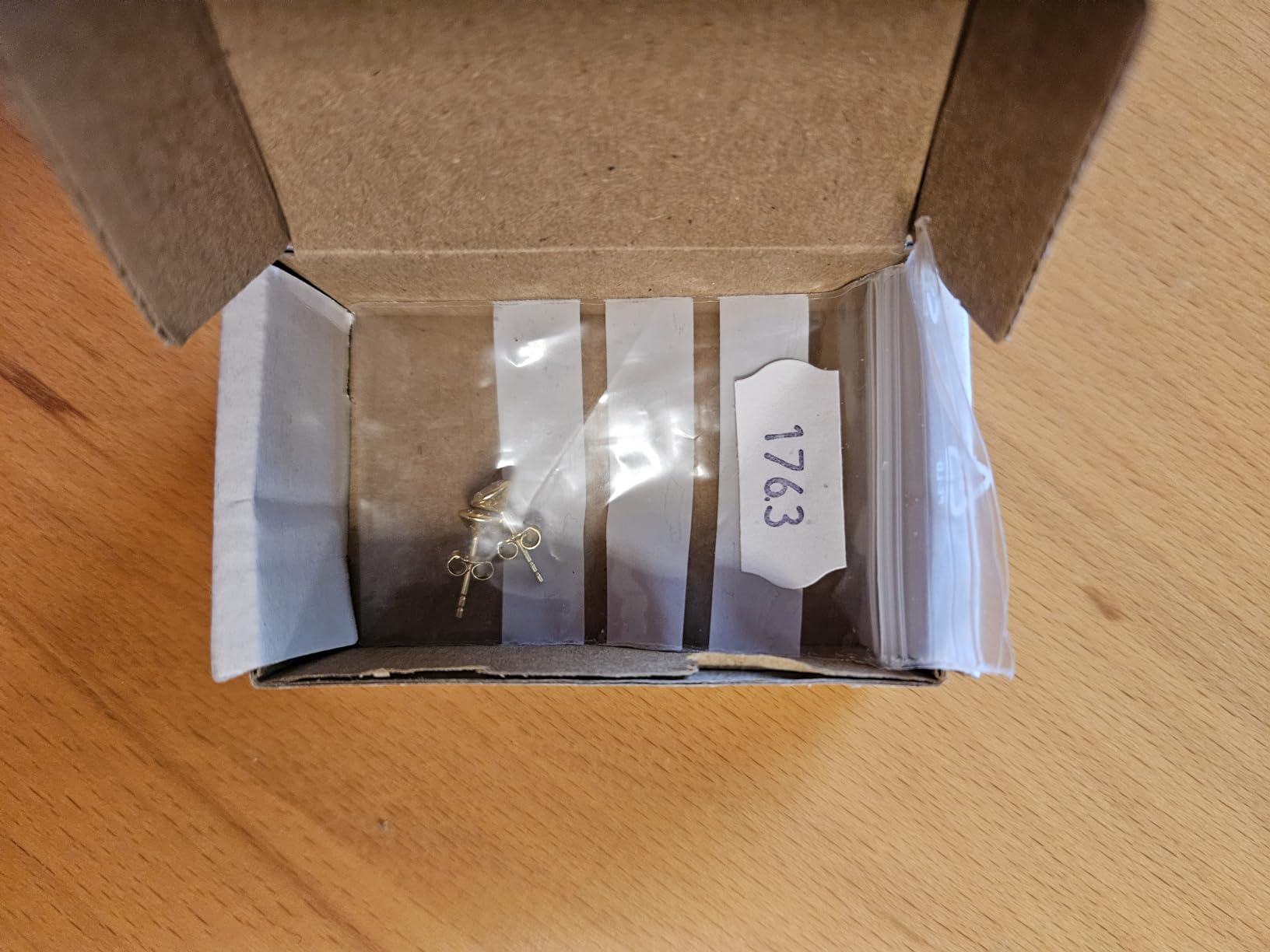 NKlaus Jewellery Ohrstecker 333 Gelbgold 3,5mm Zirkonia