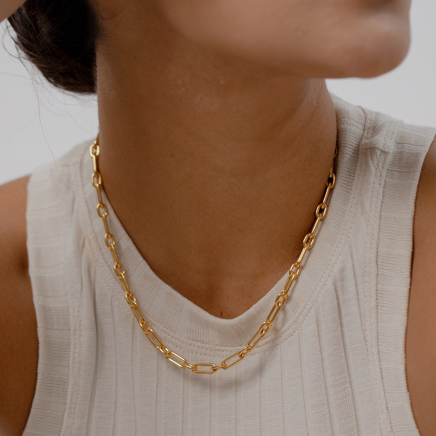 Stilnest Victoria Kette Gold Vermeil 24K 42cm