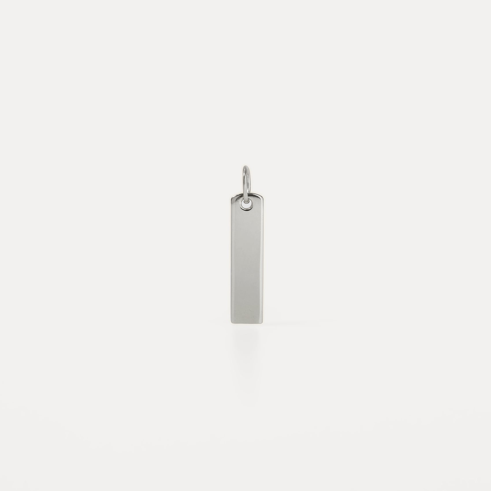 Stilnest Bar Anhänger Pendant Gold Vermeil 15 mm gravierbar