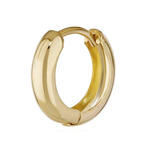 NKlaus Klappcreole 585 Gelbgold Einzel 12,2mm