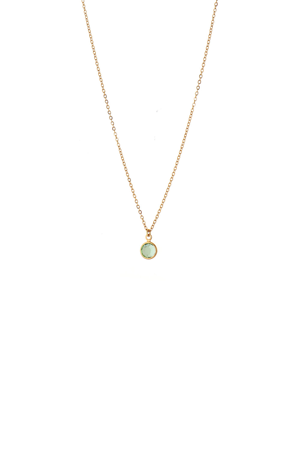 Joy by Corrine Smith August Halskette Peridot Kristall Gold