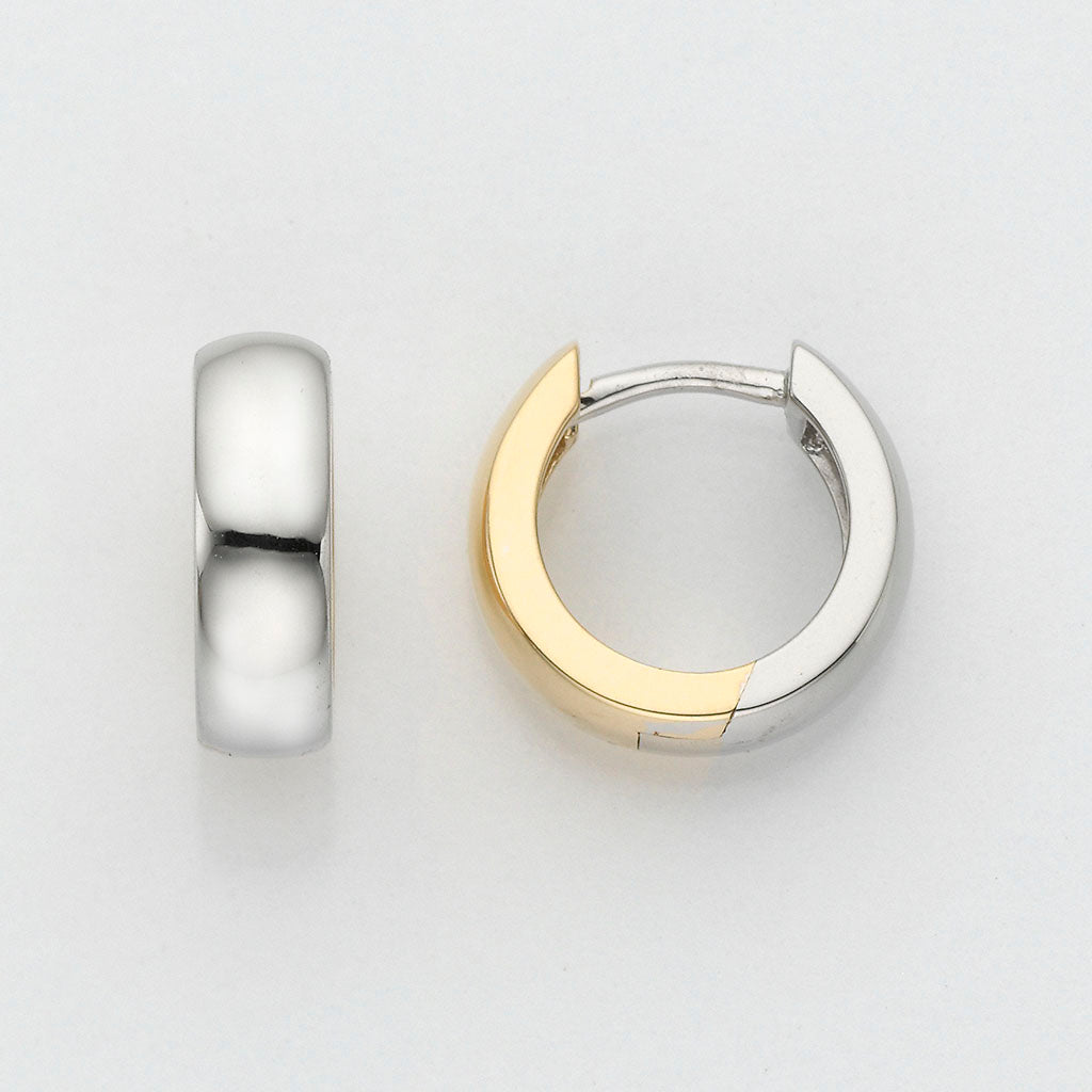 Eugen Rühle Ohrschmuck 80.7886 Creolen 4x12,5mm 750 Gelbgold