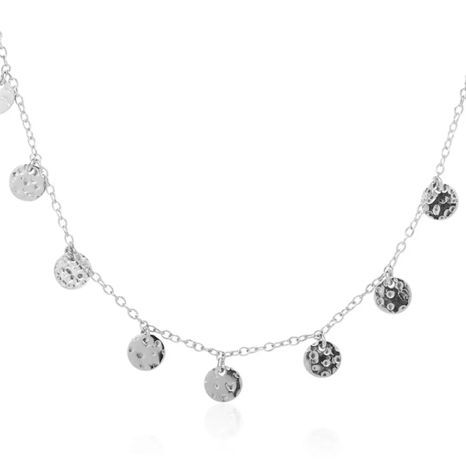 JEWLIX Runde Anhänger Kette 925er Silber