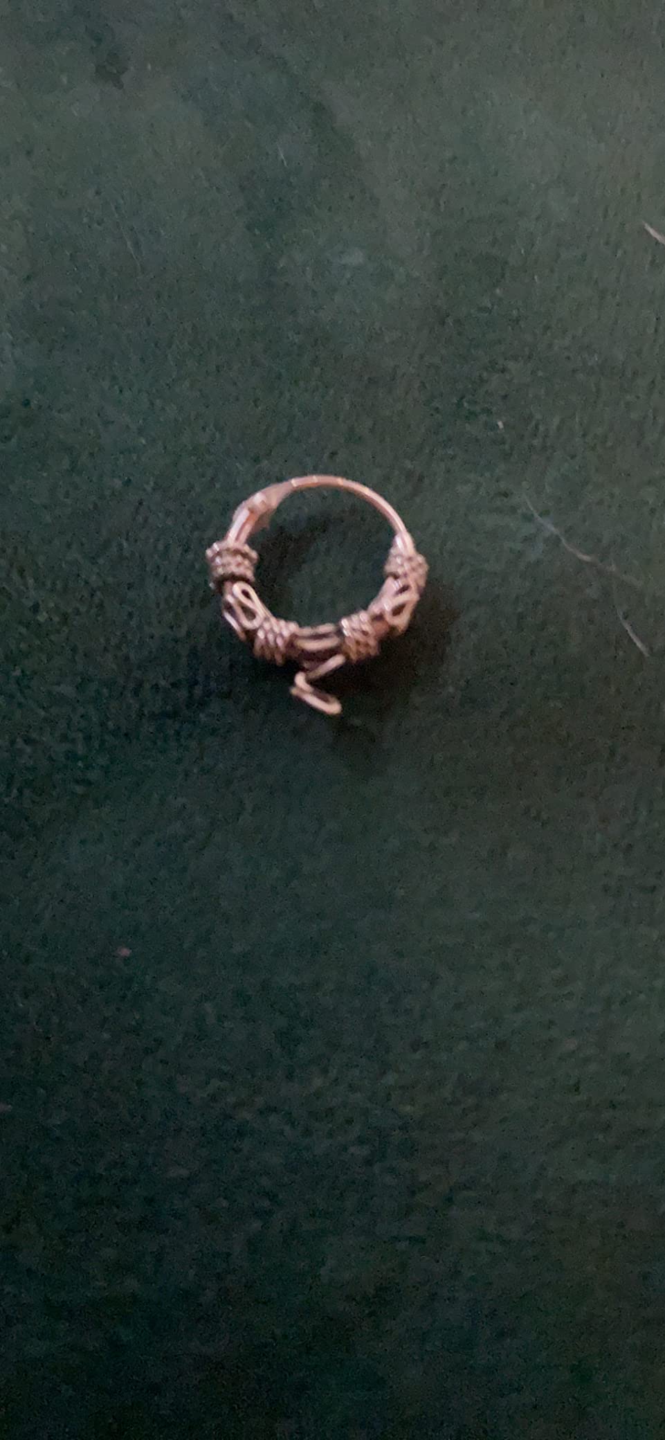 NKlaus Bali Amica Creolen 12mm Silber Ohrringe 925er