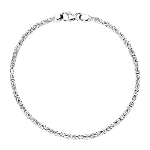 JEWLIX Königsarmbänder Königsarmband Silber 925 23cm 2mm