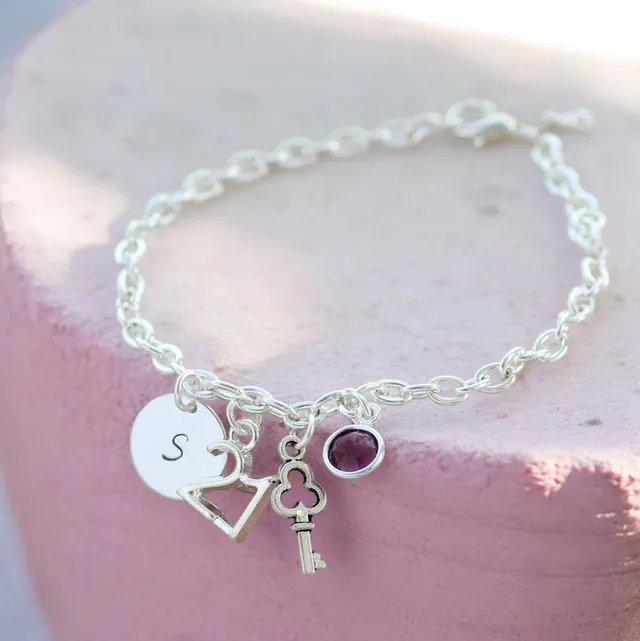 Joy by Corrine Smith 21st Birthday Charm Armband Silber