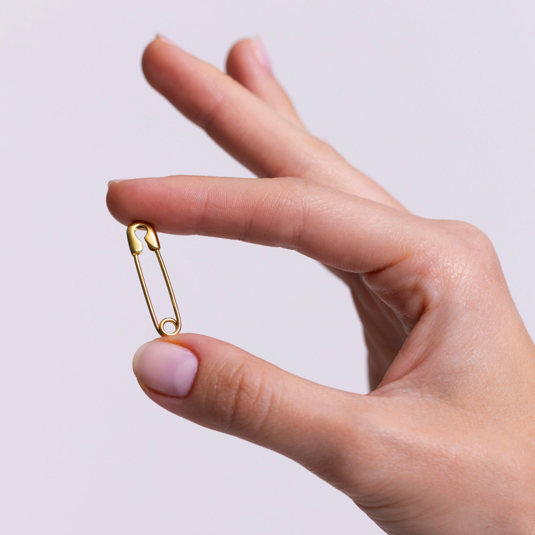 Stilnest Charm Pin Anhänger 24k Gold Vermeil Modular