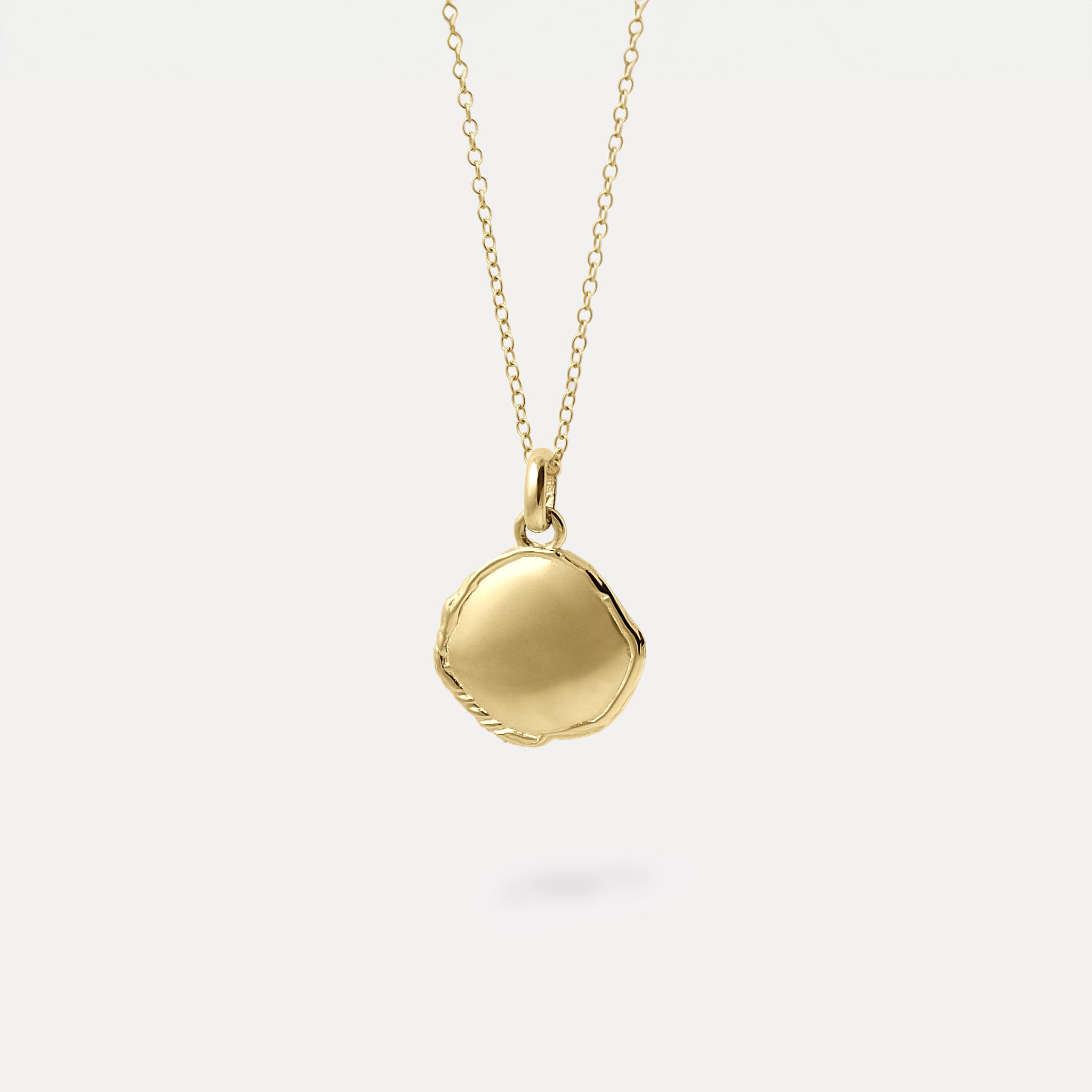 Stilnest Mater Medallion Kette 585 Gold 45cm
