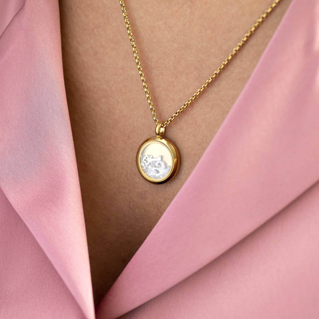 Joy by Corrine Smith 21 Birthday Floating Locket Halskette