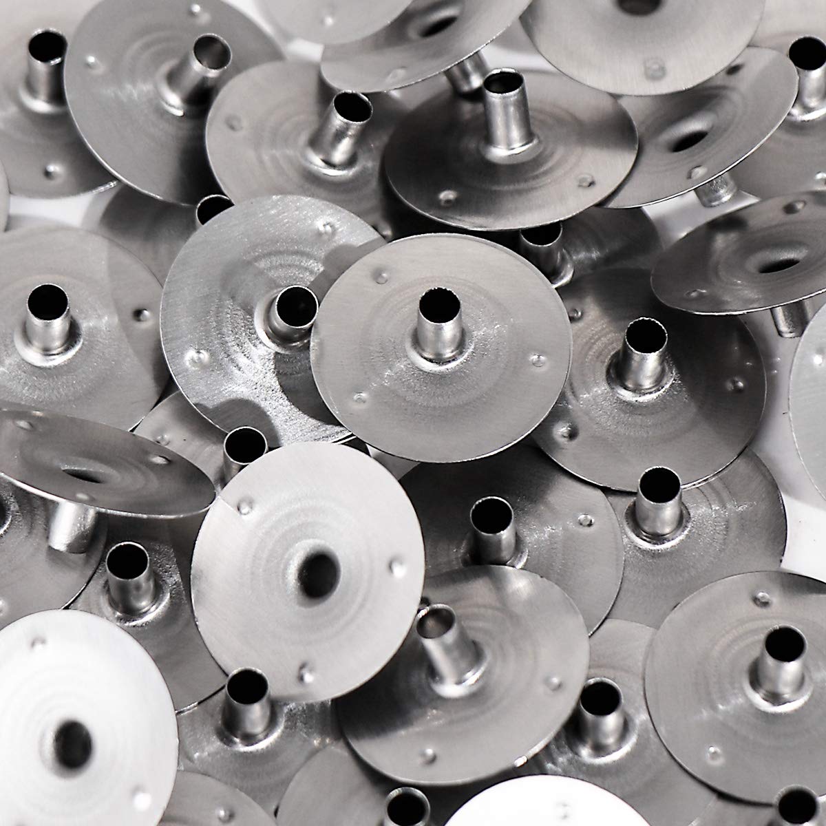 NKlaus WICKS Dochtfüße Metall 3,0mm 50 Stück