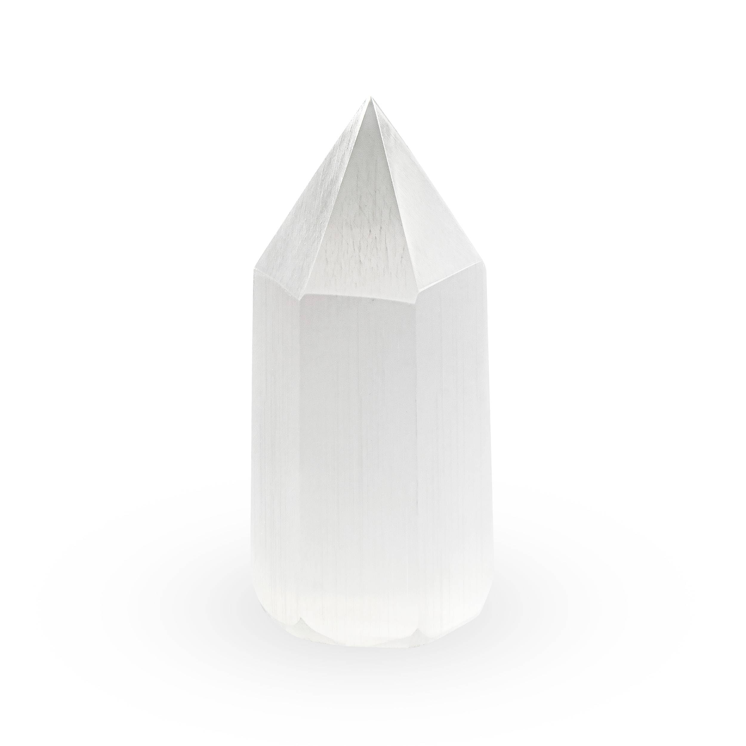NKlaus Healing Crystals Selenit Prisma 10cm Spitze