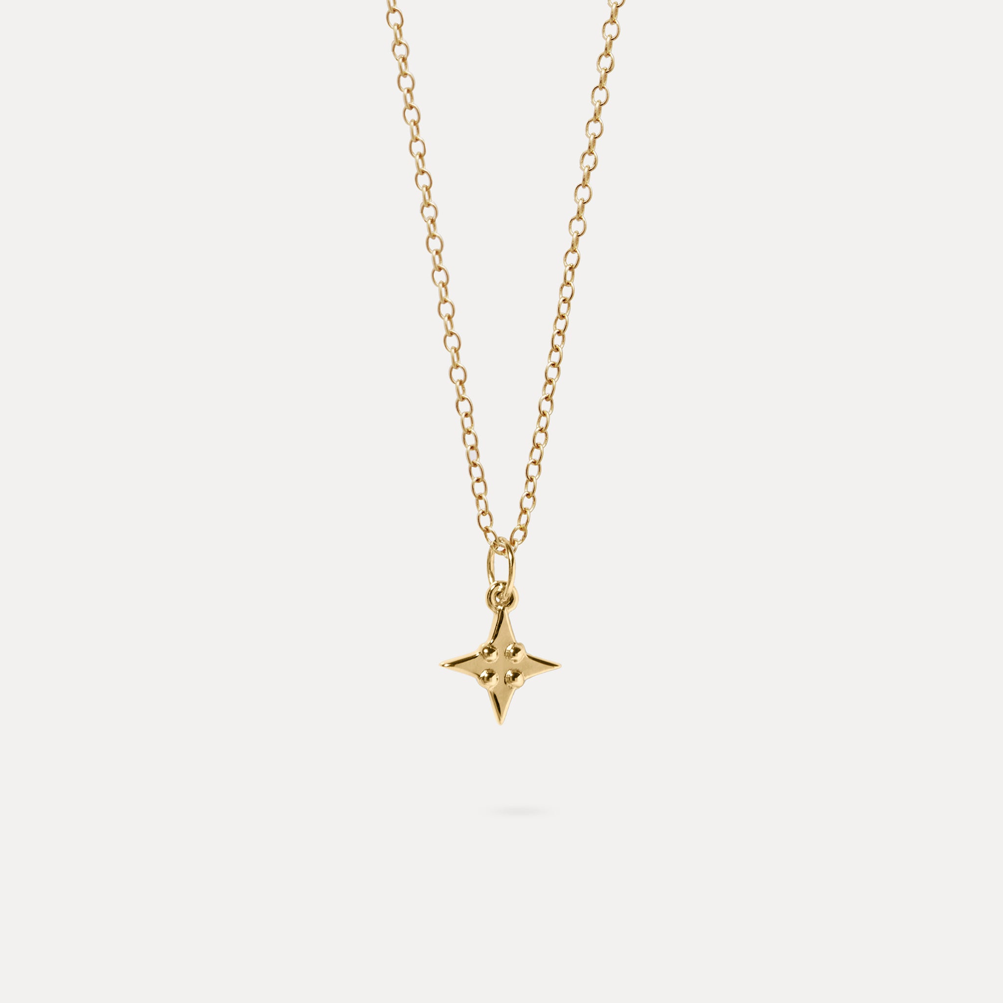 Stilnest Stella Kette 585 Gold 45cm Stern
