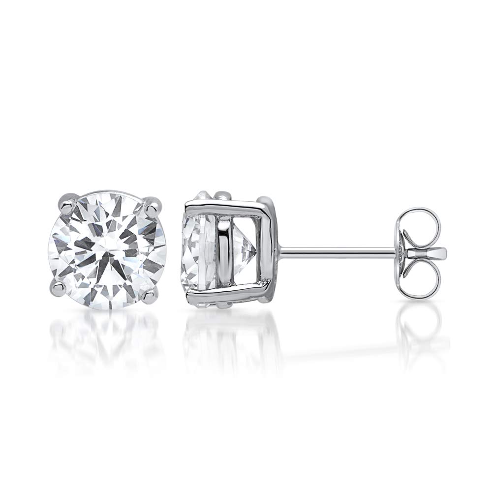 JEWLIX Ohrstecker Modern 925 Sterling Silber Zirkonia Ohrringe