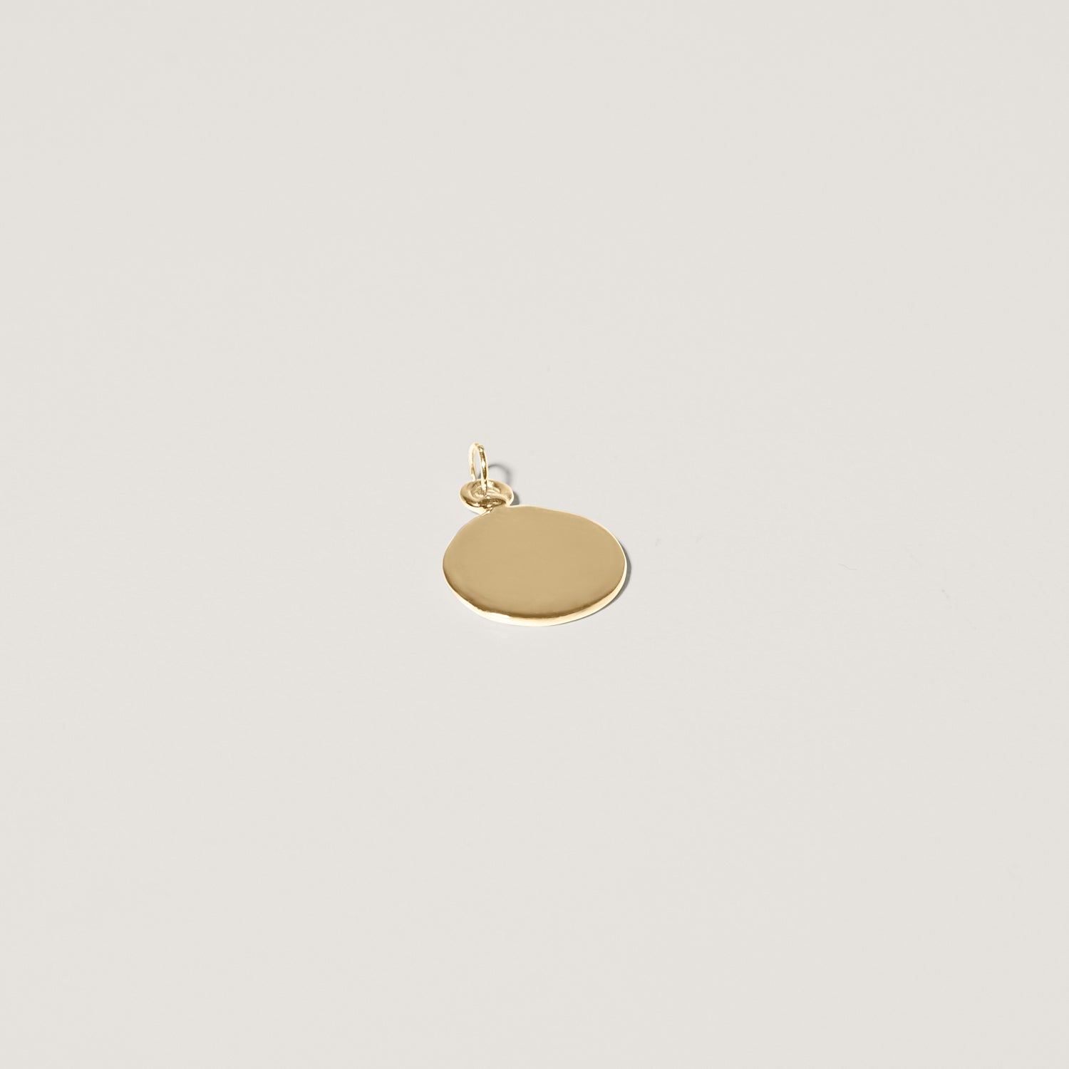 Stilnest Pendants Fluid Medallion Anhänger 585 Gold Hochglanz