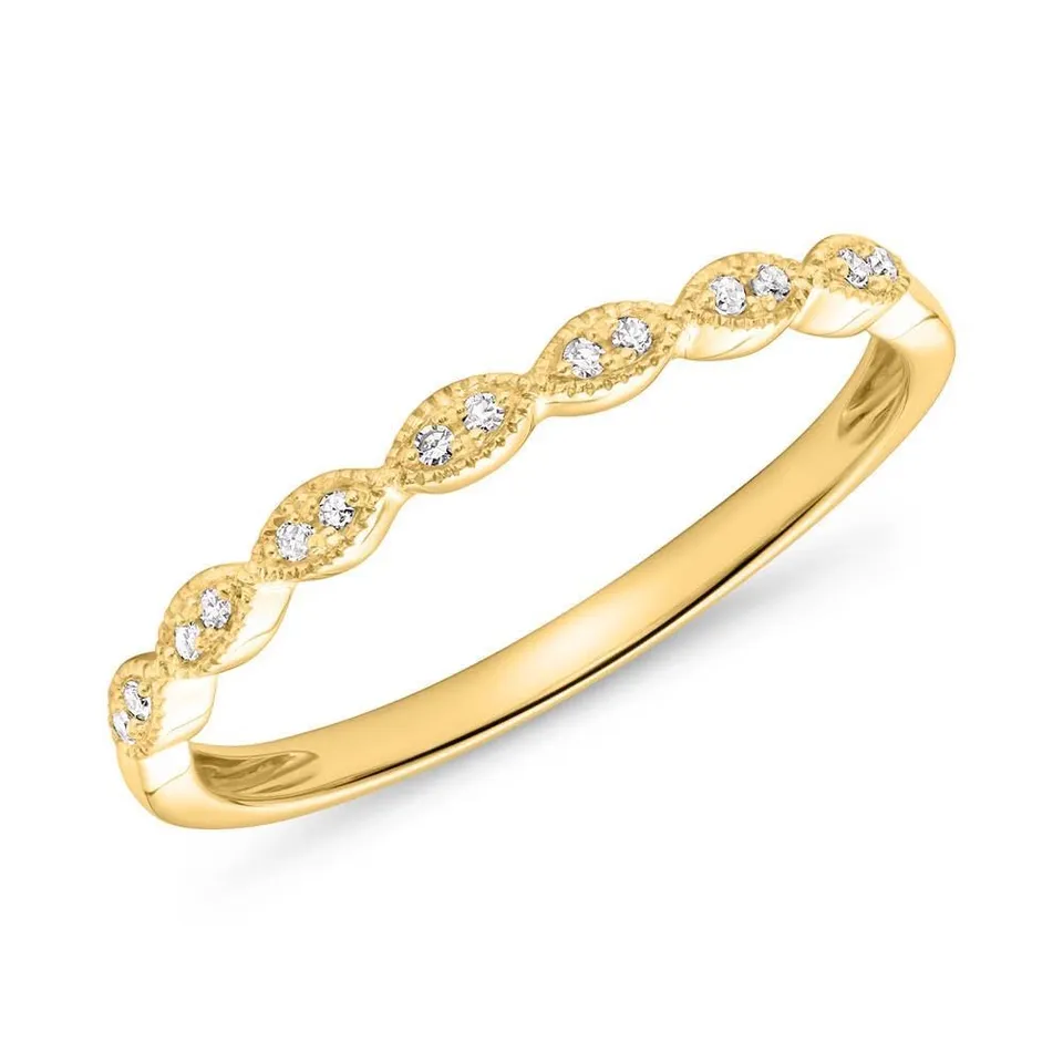 JEWLIX DR0405-14KG Diamantring 585er Gold Gelbgold