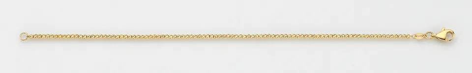 Eugen Rühle Fantasiekette Kugeln 2mm Halskette Gelbgold 45 cm
