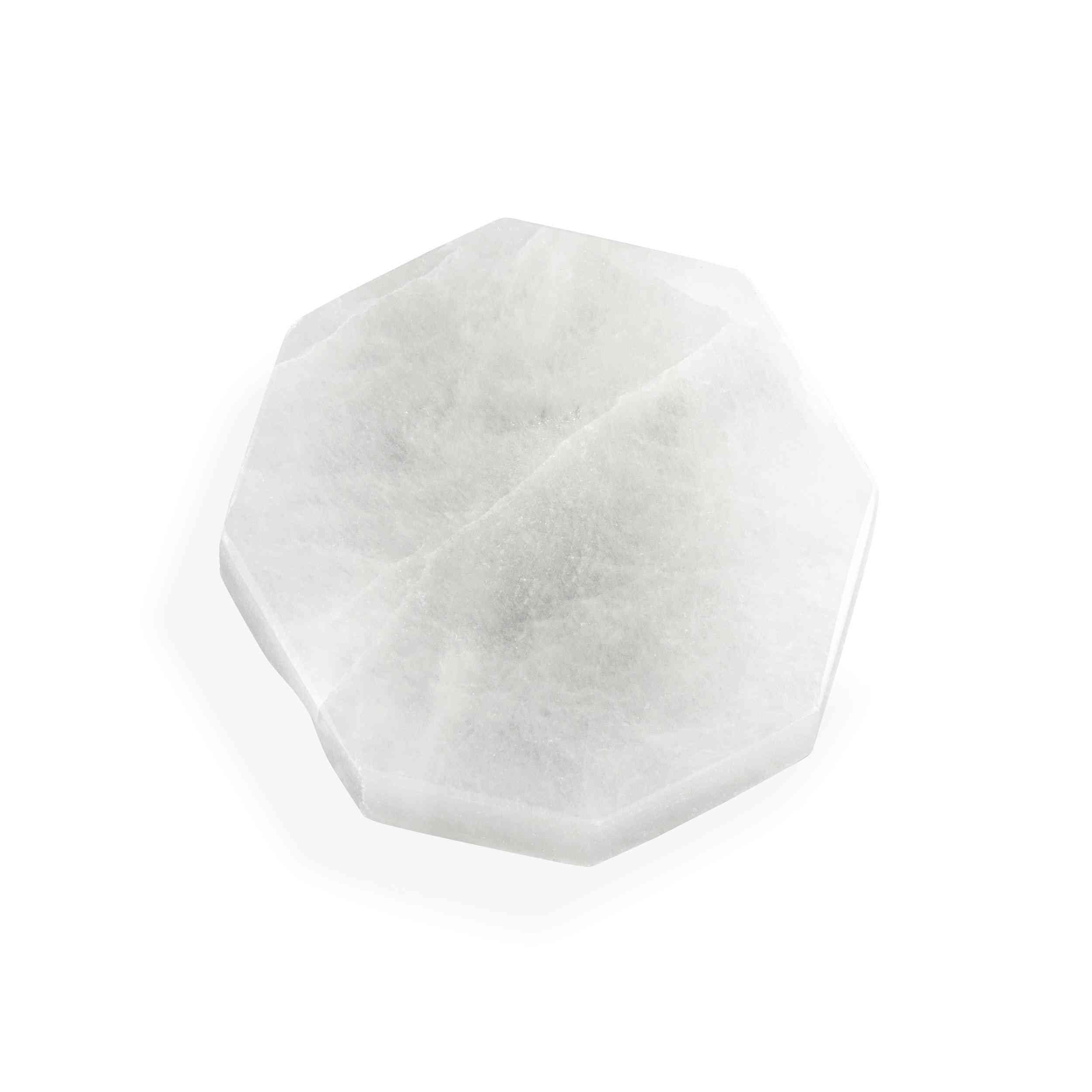 NKlaus Healing Crystals Selenit-Oktagon-Platte 7,5cm Edelstein