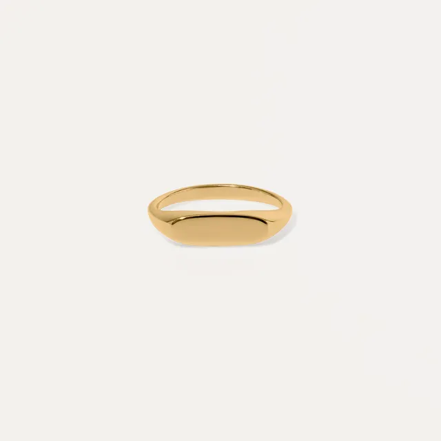 Stilnest Flat-Top Ring 925 Silber gravierbar Gr. 52