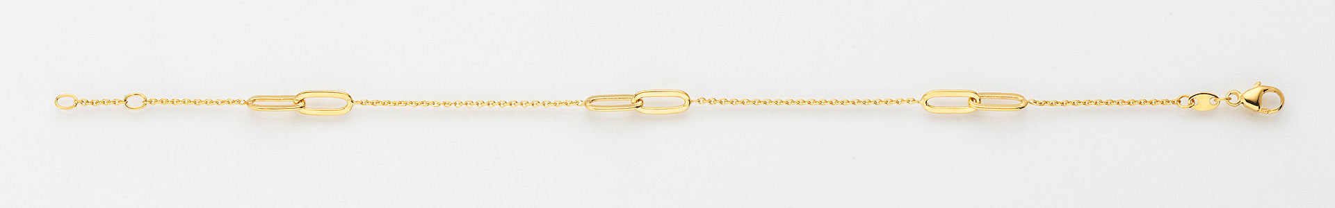Eugen Rühle Armbänder Armband Doppelglieder 585 Gelbgold