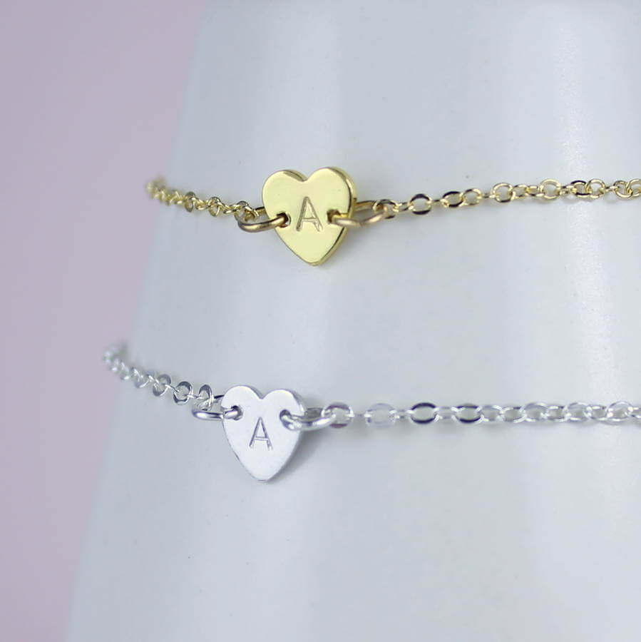 Joy by Corrine Smith Heart Armband Gold Herz personalisiert
