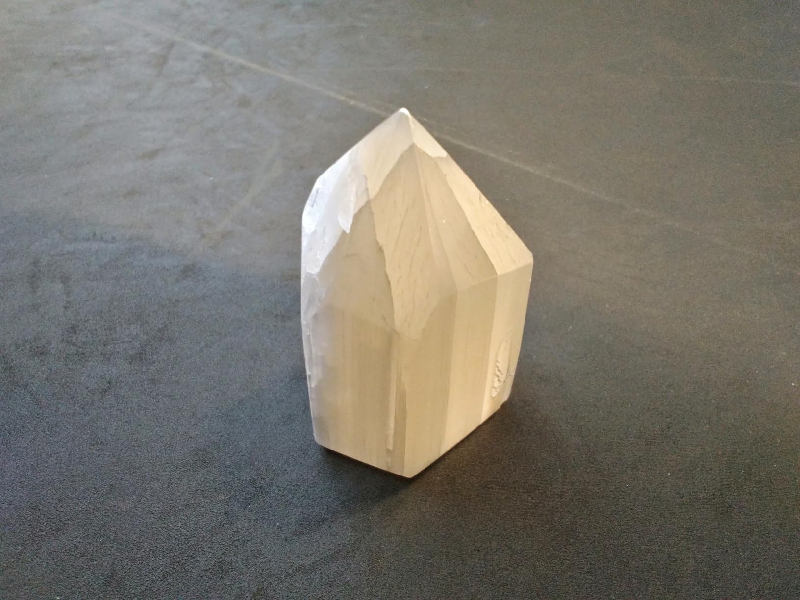 NKlaus Healing Crystals Selenit-Obelisk 6cm Heilstein 1 Stück