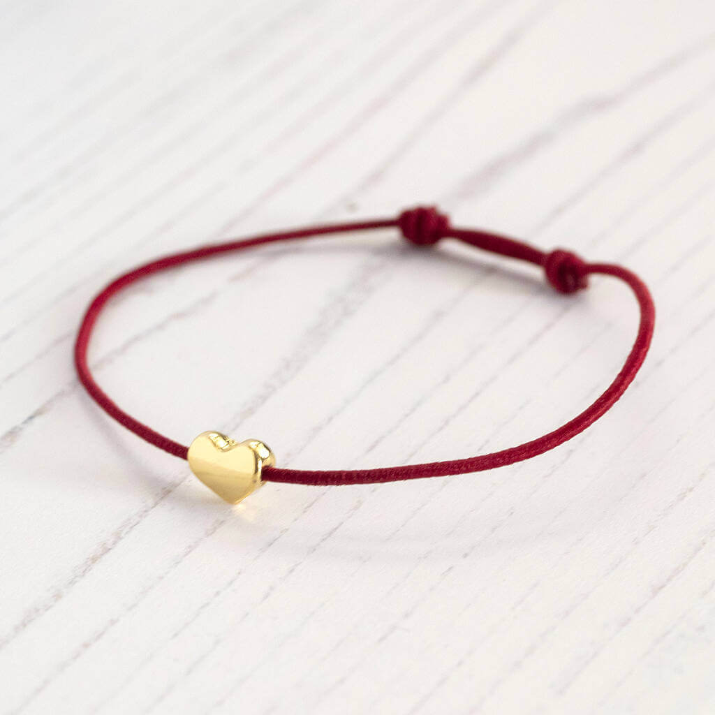 Joy by Corrine Smith Friendship Armband Herz Gold