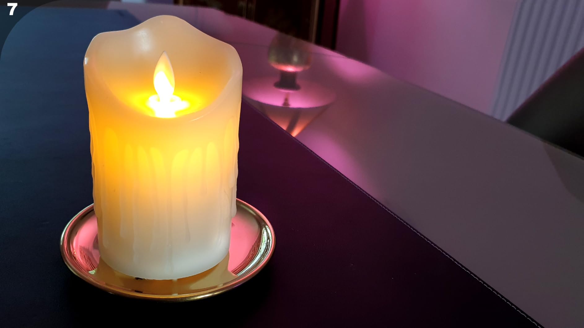 NKlaus CANDLE HOLDER Kerzenteller Messing Gold Ø 12 cm
