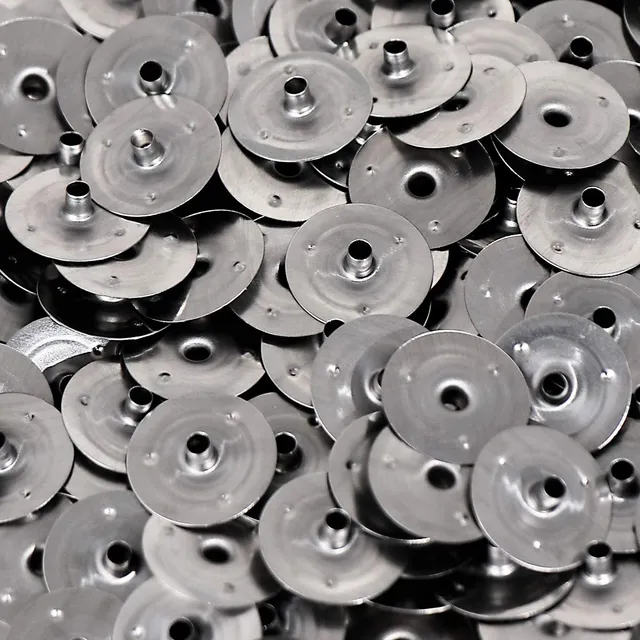 NKlaus Dochtfüße Metall für Kerzendochte 50 Stück 2,2mm