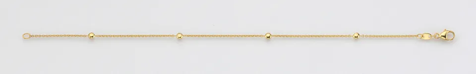 Eugen Rühle Armbänder Ankerkette Armband 585 Gelbgold Goldlinsen