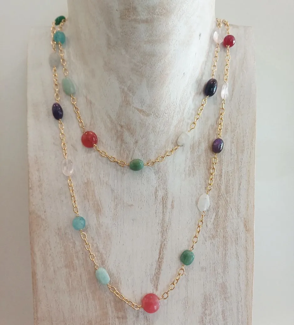 Alevá Bijoux Grace Halskette Gold 90 cm Achat