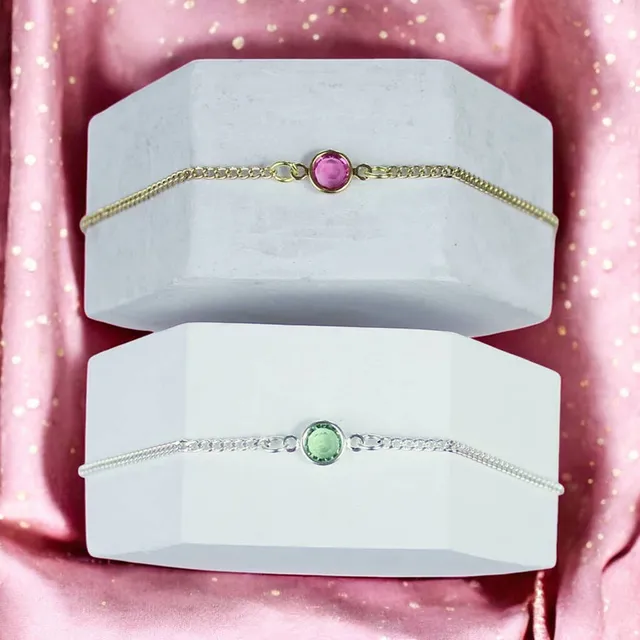 Joy by Corrine Smith Skinny Armband Gold Geburtsstein
