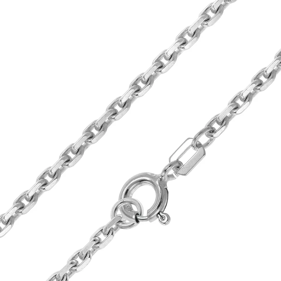 trendor Halskette Silber rhodiniert 42 cm 2,2 mm