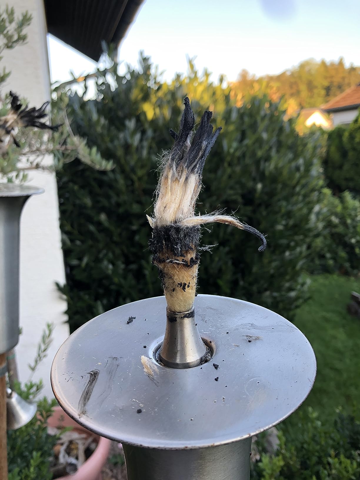 NKlaus CANDLE HOLDER Glasfaser-Dauerdocht rund 15 mm 5 m