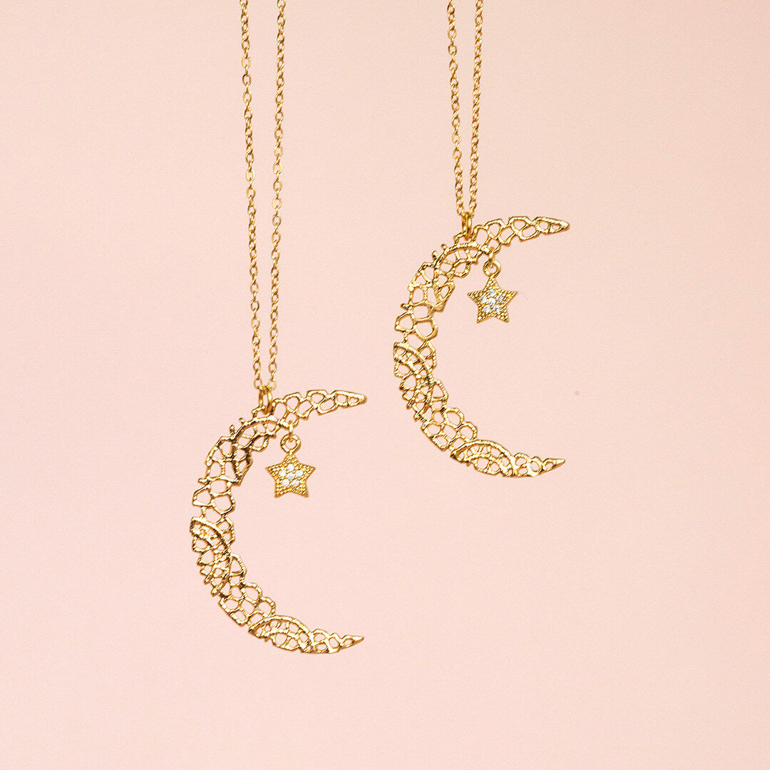 Joy by Corrine Smith Nova Mond Stern Halskette Gold limitiert