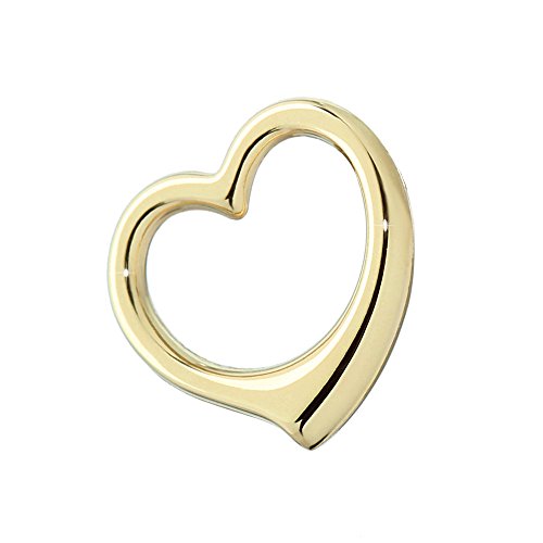 NKlaus Jewellery Herz Anhänger 585 Gelbgold 16,7 mm