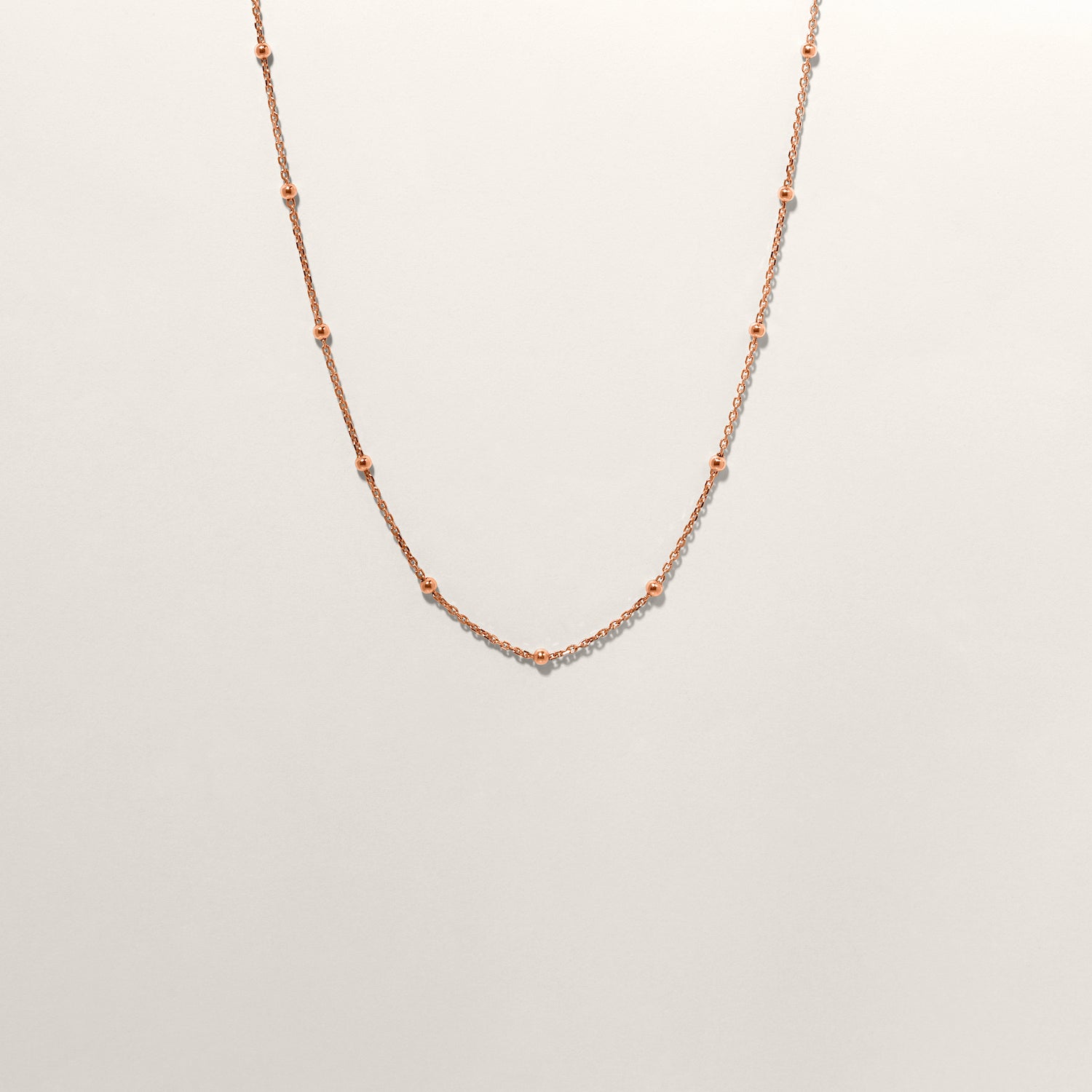 Stilnest Satellite Choker Halskette 24k Gold 32+8cm