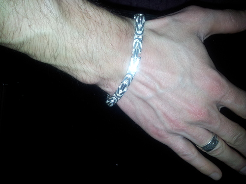 JEWLIX Königsarmbänder Herrenarmband 925 Silber 7,5 mm