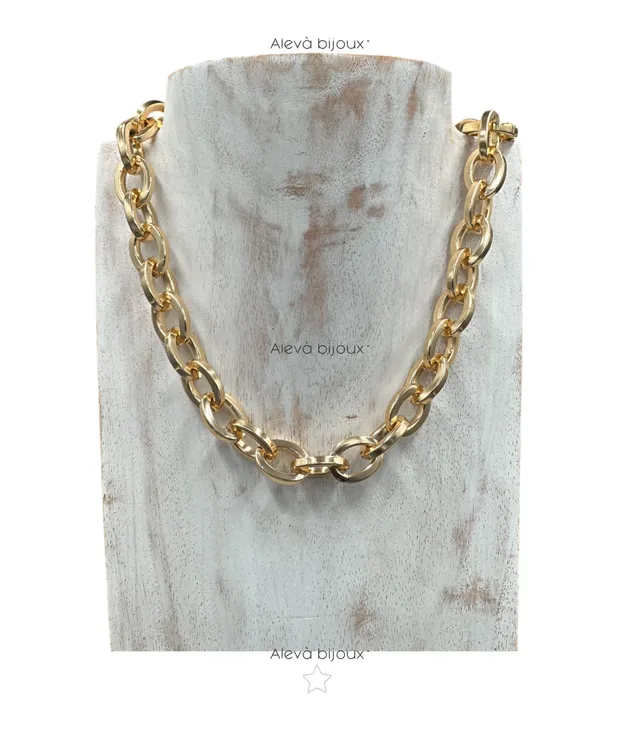 Alevá Bijoux Corsica Halskette goldfarben